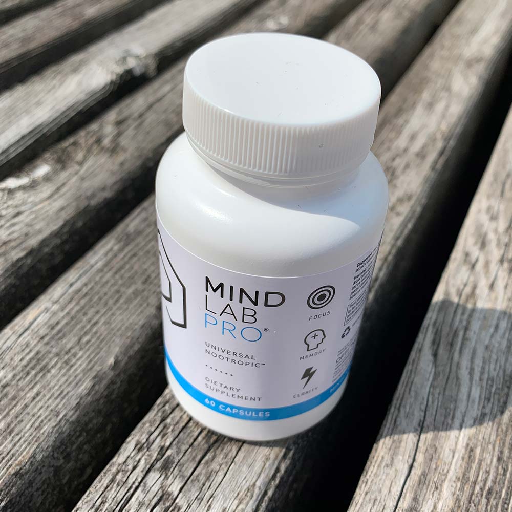 A bottle of Mind Lab Pro