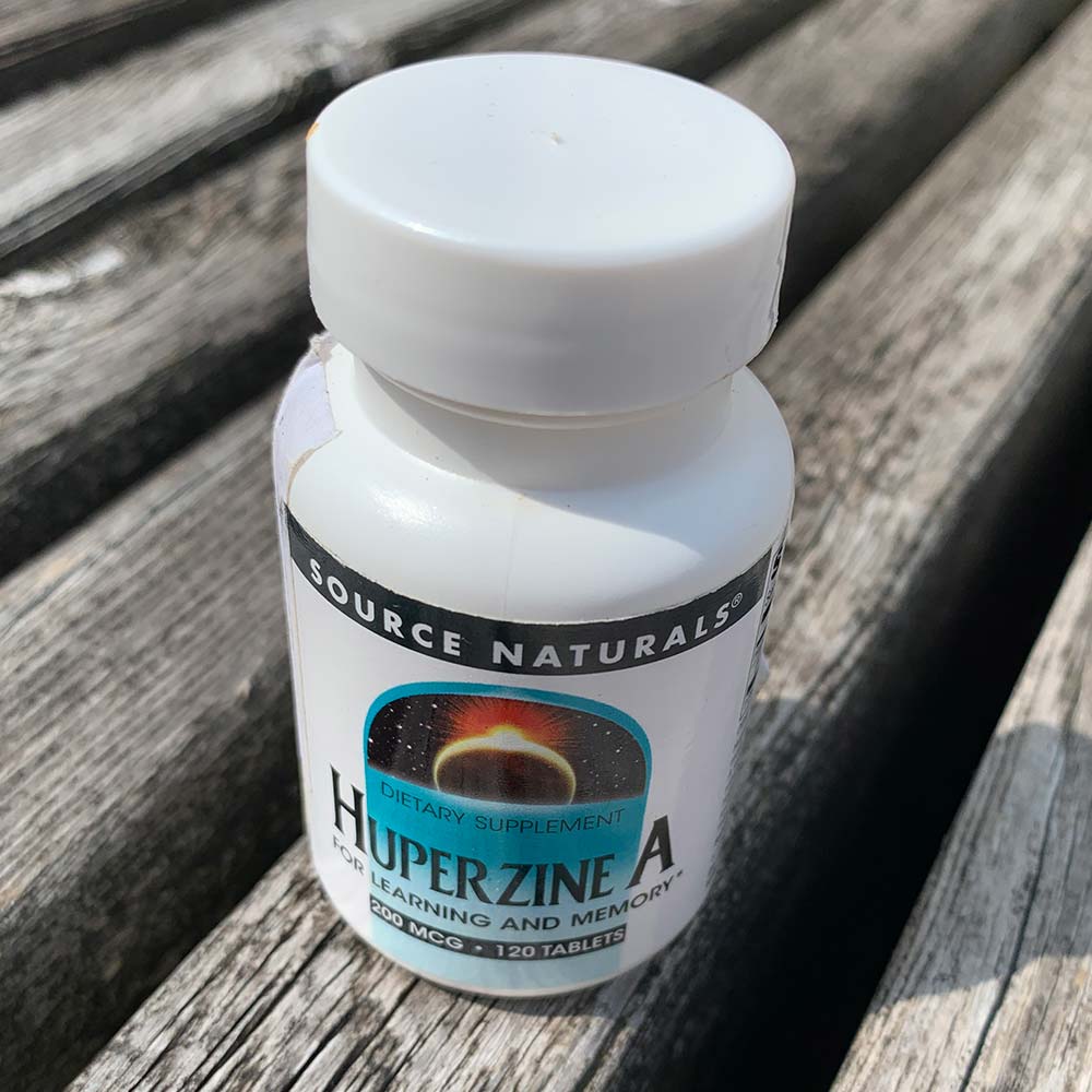 A bottle of Huperzine A