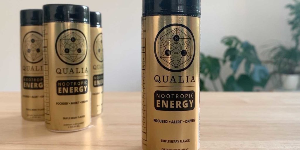 4 shots of Qualia Nootropic Energy